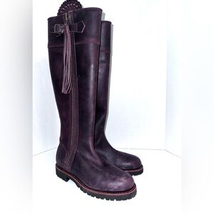 Penelope Chilvers Long Tassel Conker Knee High Boots 37=6